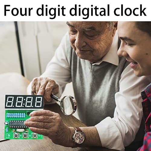 Gikfun C51 4 Bits Digital LED Electronic Soldering Clock Kits Electronic Practice Learning Board DIY Kit for Arduino EK1939
