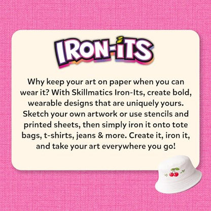 Skillmatics Iron-Its – Iron-On Transfer Kit for Kids, DIY Fabric Craft