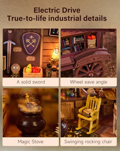DIY Book Nook Kits for Adults - Halloween Carriage Miniature House Kit