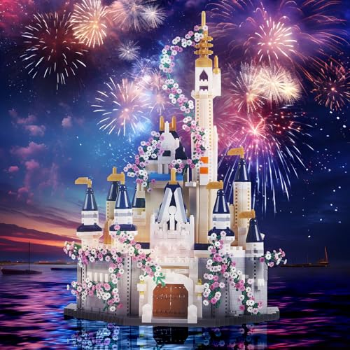 DSN Dream Castle Micro mini Building Blocks Not Compatible with Lego Size - color: Castle