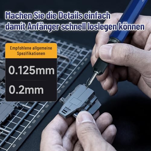 stedi Model Scriber 0.15mm Tungsten Steel Blade Panel Line Tool - style: Blue+0.15mm