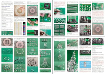 Led Canton Tower Model DIY Electronic Kit, LED Cube Model Handmade Soldering Project Kit, 64 LED Circles, Height 1 Meter. (GZT-64) - size: GZT-64