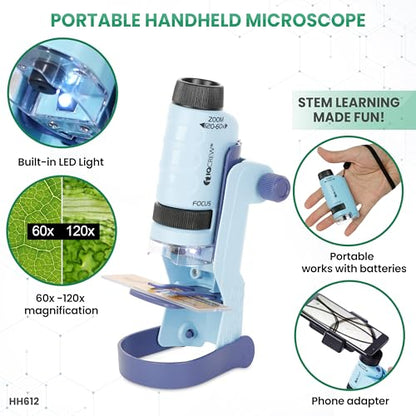 AmScope M30-ABS-KT2-KVB2 Black Metal Arm Starter - style: C) Kit + Fossil Dig Kit