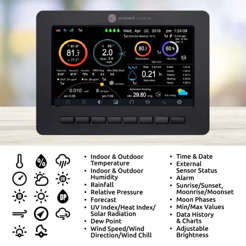 Ambient Weather WS-4000 Solar Powered UltraSonic Wi-Fi Weather Station - style: WS-4000