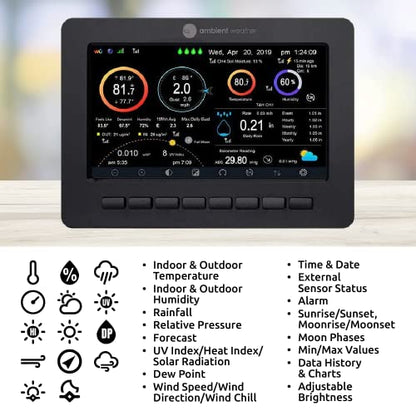 Ambient Weather WS-4000 Solar Powered UltraSonic Wi-Fi Weather Station - style: WS-4000