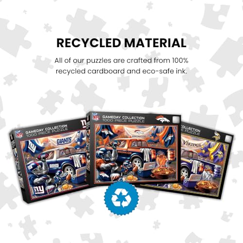 MasterPieces - 1000 Piece Jigsaw Puzzle, NFL Chicago Bears, Fun for Adults and Family, Non-Glare Finish, 19.25"x26.75" - style: Chicago Bears