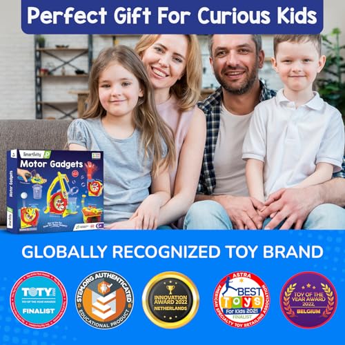 Smartivity 10-in-1 Motor Powered Gadgets Kit for Kids 6-12