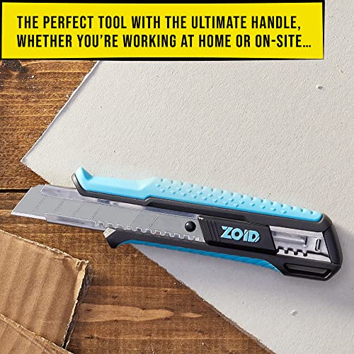 Zoid 25mm Snap Knife with TraX-Grip, High-Carbon Steel Blade, Retractable Box Cutter, Utility Knife for Cutting and Crafting, 7-Segment Snap Blade, Textured Grip for Comfort and Stability - size: Single, style: 25mm Snap Knife