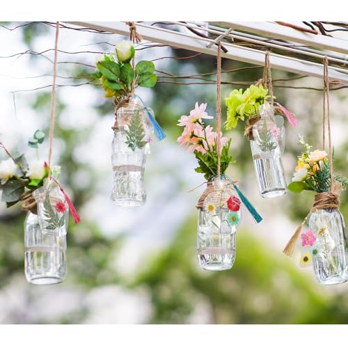 Taobary 91 Pcs DIY Dried Flowers Bookmarks Transparent, Stylish Color - color: Stylish Color
