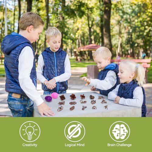 24 Pcs Brain Teaser Puzzles for Adults Teens - Metal Puzzles 3D Puzzle Game Toys for Adults Teens - Wooden Unlock Interlocking Puzzle Adult IQ Education Smart Toys - style: 24 PC