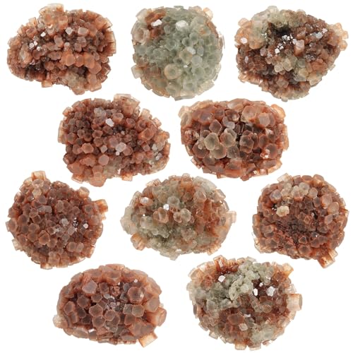 Sportmusies Natural Aragonite Cluster Mineral Specimen, 0.78-2.36 inches - size: 0.78 - 2.36 inches