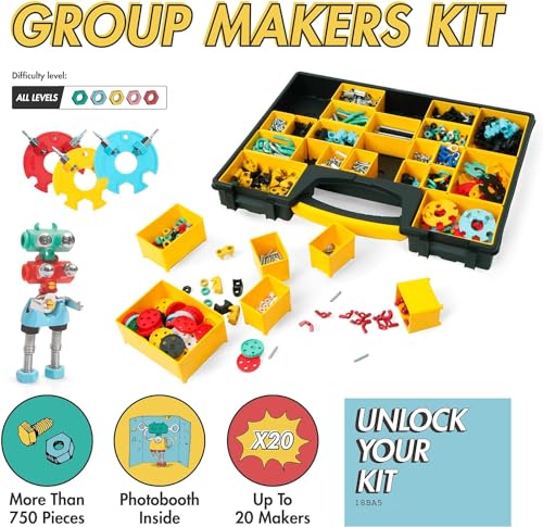 The Off Bits Educational STEM Toys for 6+: Robot Toy Building Sets, 3-in-1 Engineering Kit for Boys and Girls, Build Your Own STEM Building Toys with Endless Possibilities (Educational Kit) - style: Educational Kit