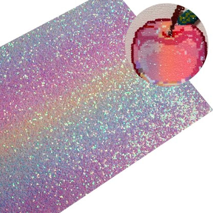 Fuse Bead Iron Paper Ironing Cloth Thick Texture Edge Binding Heat-Resistant Reusable Rainbow Gradient Fabric for Fuse Bead Towel Iron-On Transfer Craft Accessories Tool(Size:7.9"X11.8"A4) - size: Large