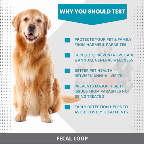 Fecal Loop for Animals, Stool Sample Collection Kit for Dogs, Goats, Sheep and Other Animals. Take Stool Samples Quickly and Easily with Reusable Double end Loop (Large/X-Large, 1) - size: Large/X-Large
