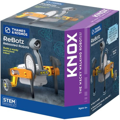 Thames & Kosmos - Rebotz: Knox - The Wacky Walking Robot - Engineering Science Kit - Educational Building Toys - Fun for Kids, Ages 6+ - 552004 - style: Knox - The Wacky Walking Robot