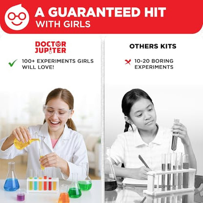 Doctor Jupiter Girls' Super Science Experiments Kit for Kids Ages 8+ - style: Girls' Super Science Kit: 8+