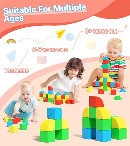 Magnetic Blocks for Kids Ages 1-3, Large Magnet Toys Toddler Building - style: 36PCS (1.34in)