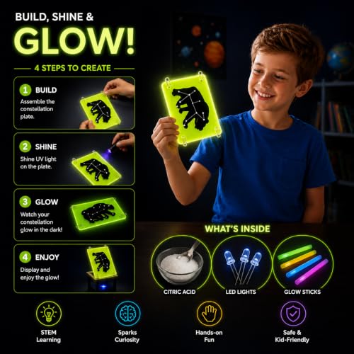 Science Experiments Kit for Kids 8-12 Years Old | Glow in the Dark