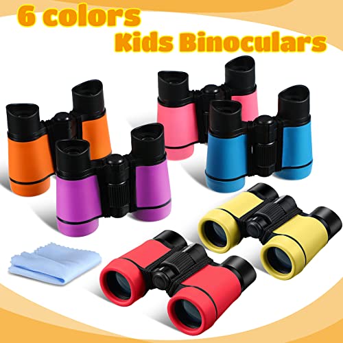 Yunsailing 6 Pcs Binoculars for Kids for Age 3-12 Years - color: Cute Colors