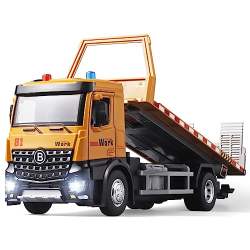 OANMYJJO Construction Truck Toys for Boys, Diecast Kid Play Tow Truck - color: Tow Truck