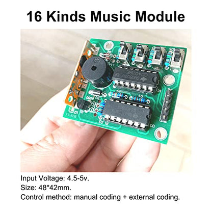 ISolderStore Electronic DIY Kits 16 Music Box Soldering Practice Kit DIY Soldering Project for Teens Kids Adults Thanksgiving Xmas Gift