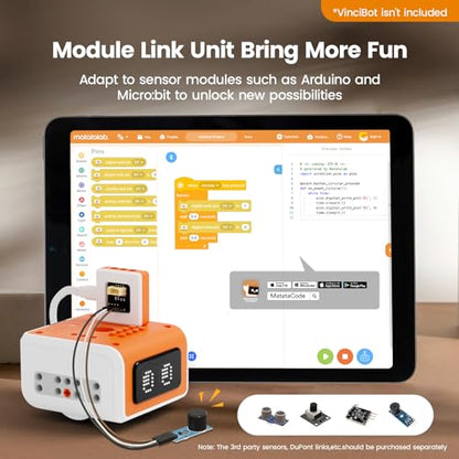 Vincibot Coding Robot with Creator Kit and Inventor Kit for Kids 8-12