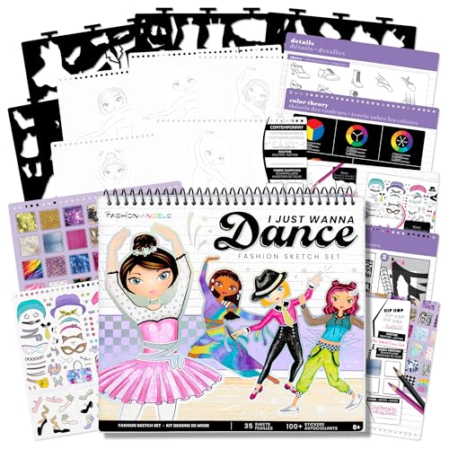 Fashion Angels I Just Wanna Dance Fashion Sketch Set - color: I Just Wanna Dance