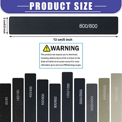 Honoson 40 Pcs Sanding Sticks Sandpaper for Modeling, Mold - style: Mold