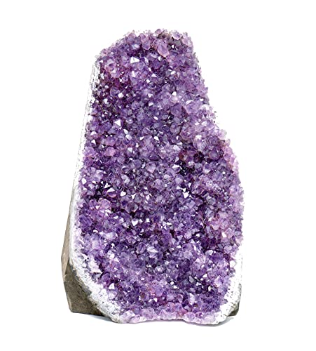 10 to 12.5 Lb Amethyst Crystal Geode From Uruguay – 9.5" to 11" Height, Natural Large Amethyst Cluster Rock – Crystals and Healing Stones - style: 10 lb to 12.5 lb