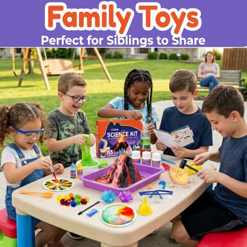 BenBen Science Kit for Kids Ages 8-12, 155 Experiments Set, Birthday Gift