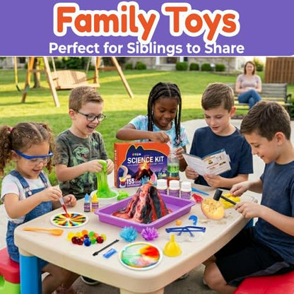 BenBen Science Kit for Kids Ages 8-12, 155 Experiments Set, Birthday Gift
