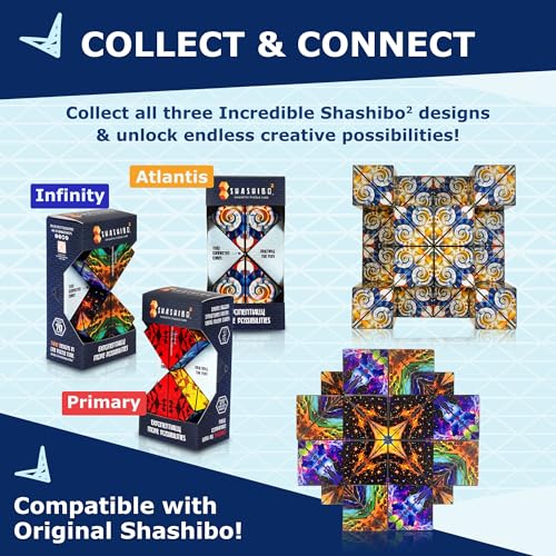 Shashibo ICOSA XL Magnetic Puzzle Toy, Stress Relief Fidget Toy - color: Infinity, size: ICOSA