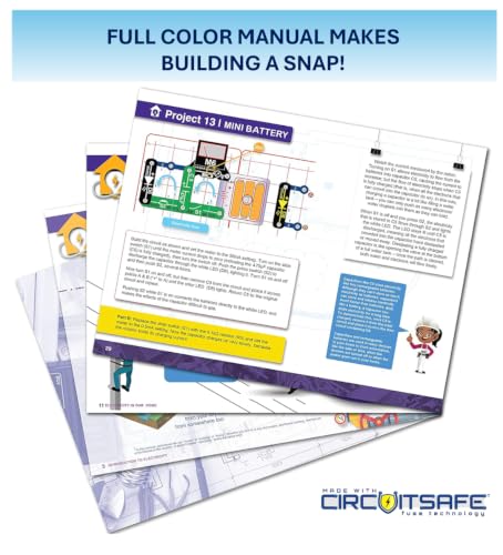 SNAP CIRCUITS My Home STEM Electronics Building Kit for Kids Ages 8+