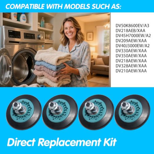 DV50K8600EV/A3 DV40J3000EW/A2 DV328AEW/XAA Dryer Repair Kit Belt Rollers
