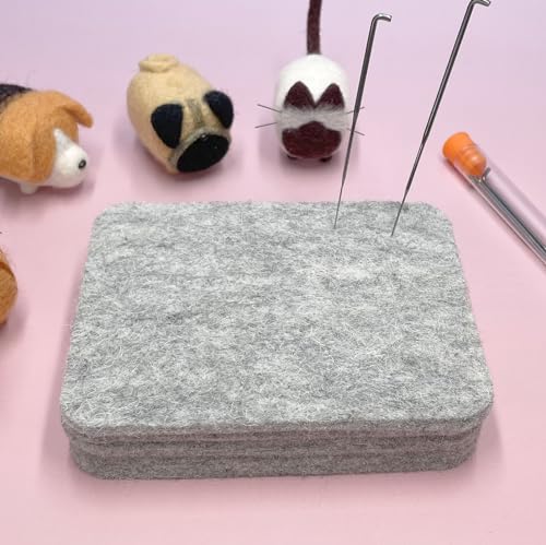 Truslin Needle Felting Kit, 4 Pcs Doll Making Needle Felting Starter Kit - color: 2# 4pcs