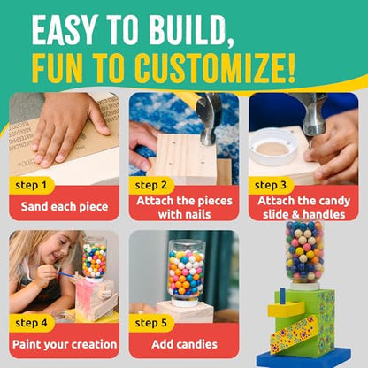 SparkJump Deluxe Kids Tool Set and DIY Wood Building Kits