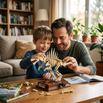 DRZYJ Spinosaurus Dinosaur Fossil Building Set, 268Pcs Movable Spinosaurus Skeleton Model Kit with Museum Display Stand, Educational Dinosaur Toy for Kids 8+, Great Gift for Dinosaur Collectors - style: Spinosaurus