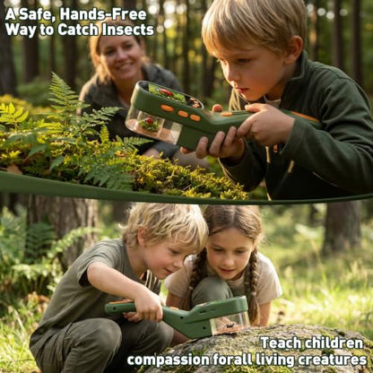 SEEKID Bug Catcher for Kids with 2.4" Screen (Dark Green) - color: Forest Green