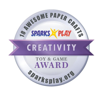 Crafty Mother 18 Paper Crafts Arts and Crafts Supplies for Kids Ages 4-8