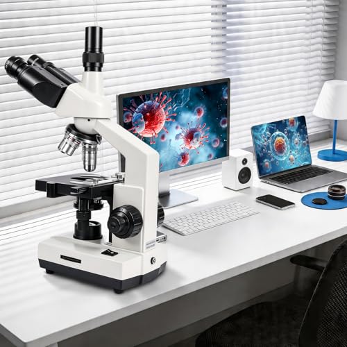 SWIFT SW320T Trinocular Microscope with 2MP Camera, Carrying Case