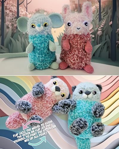 Crocheting Reversible Amigurumi Projects: Adorable 2-Way Patterns Using Fur Yarn & Easy Methods (Landauer) How to Crochet Animal Plushies That Turn Inside-Out
