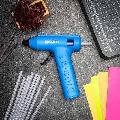NEIKO 10582A Cordless Glue Gun, 20W Rechargeable Hot Glue Gun, 20 Glue Sticks Included, Wireless Anti Drip Nozzle Mini Glue Gun for Arts and Crafts, Mini USB Charging Port, Insulated Nozzle - style: Cordless Quick Heating Glue Gun
