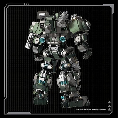CSNRHG Mech Robot Model Building Blocks Toy Set Birthday for Age 8+ Children Adults Teens 1403 Pieces - color: Mobile Mecha
