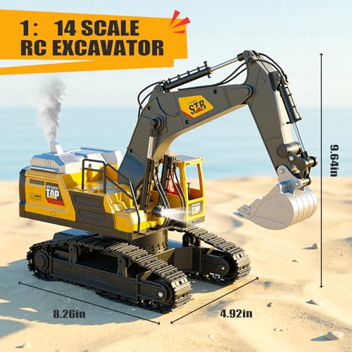 Remote Control Excavator Toys, Rc Digger Construction Vehicles