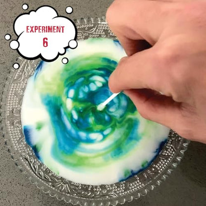 Einstein’s Magic Lab Science Kit for Kids. STEM for Boys & Girls Aged 8 and Above. 12 Exciting Experiments Inside. Detailed Picture Guide Included. - color: Red and Yellow