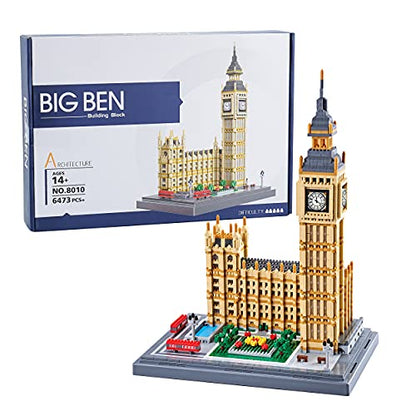 Big Ben Building Block Set, London Architecture Micro Blocks Kit