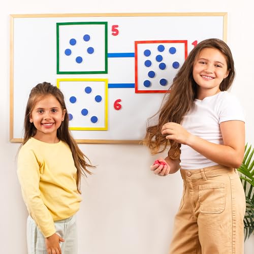 Simply Magic 75 PCS Colorful Magnetic Number Bonds - Number Bond Game