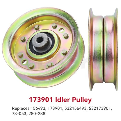 GELASKA 532173901 156493 Pulley for Husqvarna 46" YTH180 YTH2046 Mowers - color: A20 1x173901