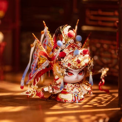 MU 3D Metal Puzzles Building Hua Mulan Figurine Character Themed Kitten Kitty, Women Hero Cat Figure Metal Model Kits Miniature Build, Assembling DIY Sets Hobby Birthday Gifts Home Desk Office Decor - style: Mulan