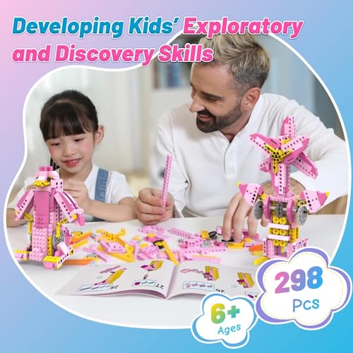 Apitor Robot G STEM Kits- Includes Large Storage, 8 in 1 Electric Building Toys for Kids 6-8 8-10, DIY Educational Construction Science Kit for Girls 6-12 Christmas Birthday Gift - style: Robot G(Storage)